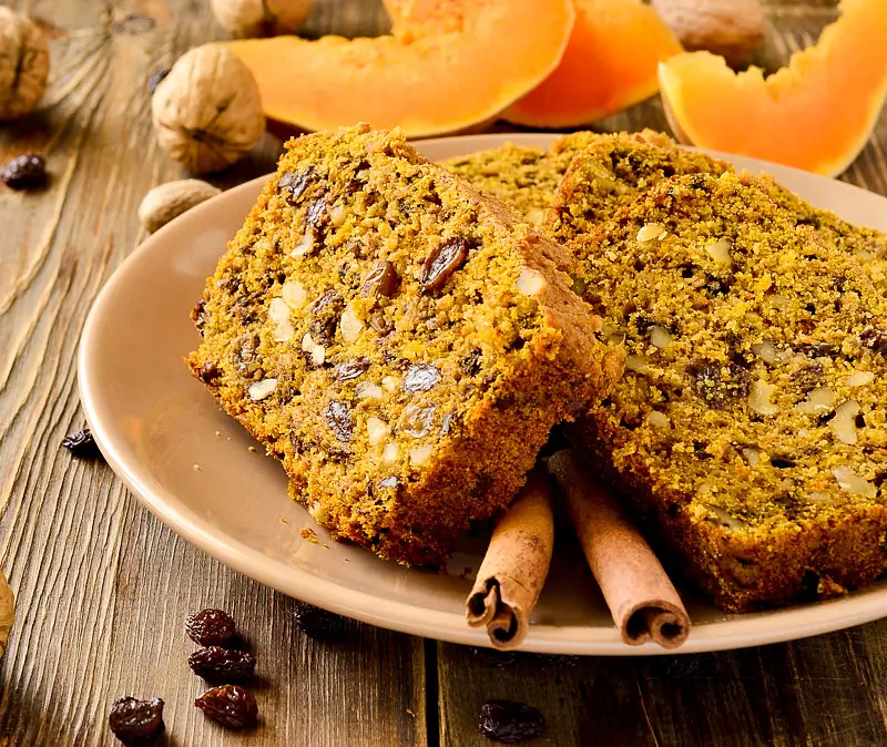 Whole Grain Pumpkin Bread