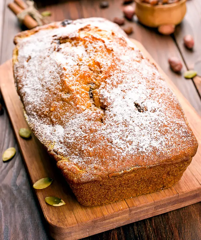 Pumpkin & Nut Spice Bread