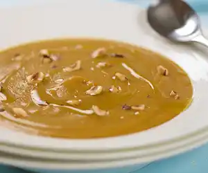 Hearty Roasted Butternut Squash & Apple Soup