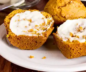 Pumpkin Muffins (Low-fat & Sugar-free)