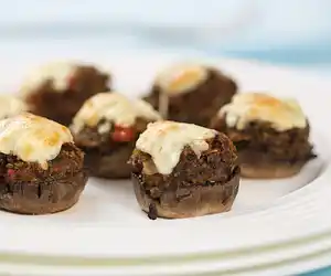 Mediterranean Stuffed Mushrooms