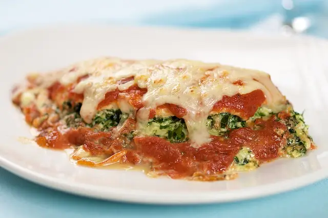 Natalia's Chicken Breasts stuffed with Spinach, Ricotta & Provolone Cheese