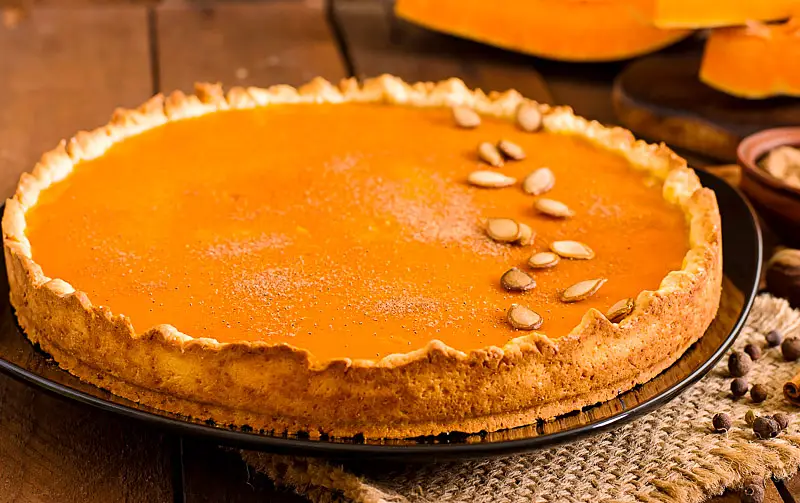 Silky Christmas Pumpkin Pie