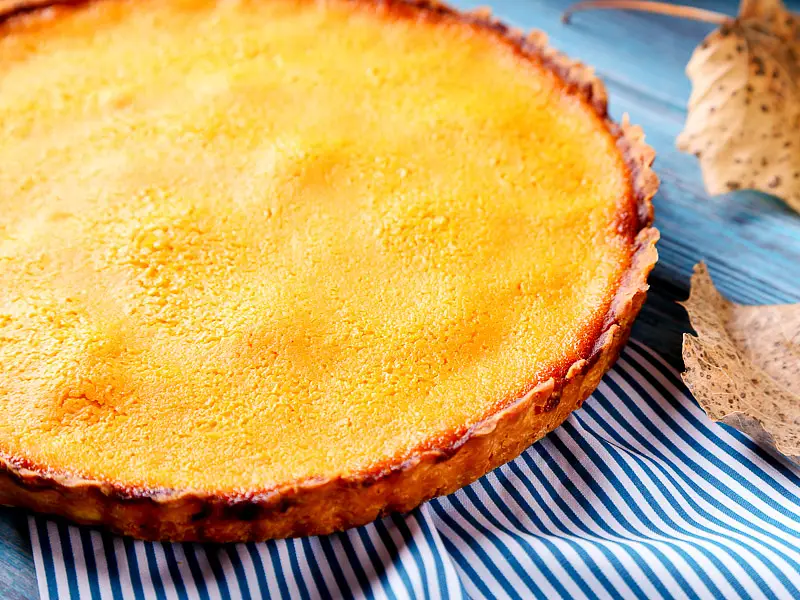 Nonfat Eggless Pumpkin Pie