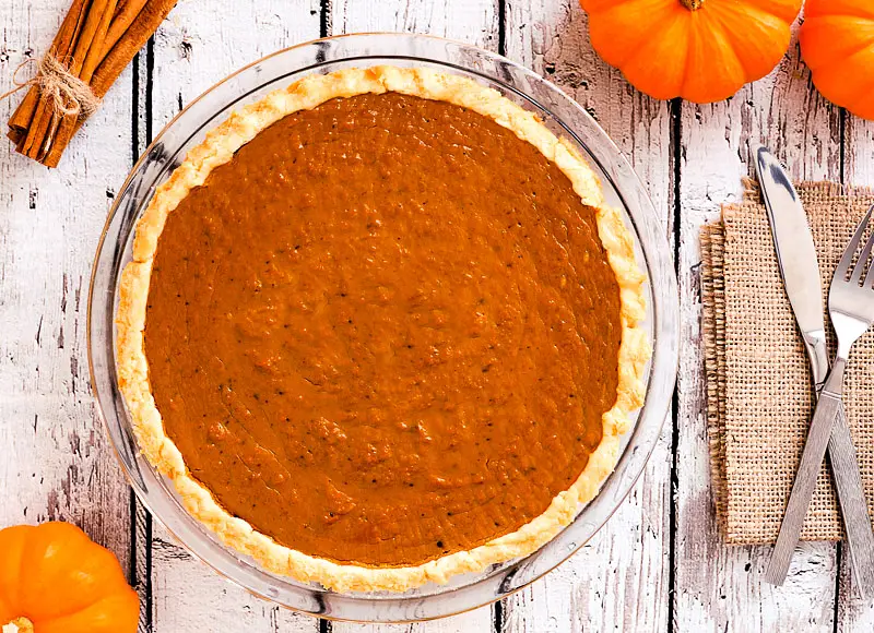 Silky Vegan Pumpkin Pie