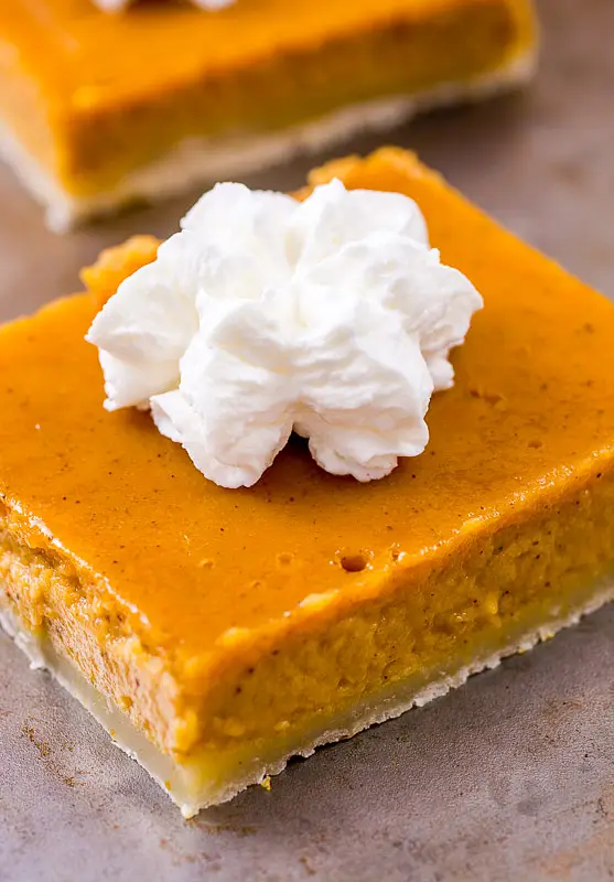 Pumpkin Pie Squares