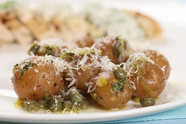 New Potatoes With Caper Sauce 