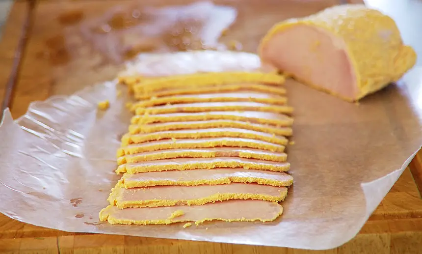 Canadian Peameal back bacon, sliced