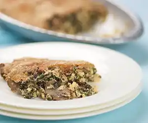 Cheesy Beet Green Gratin