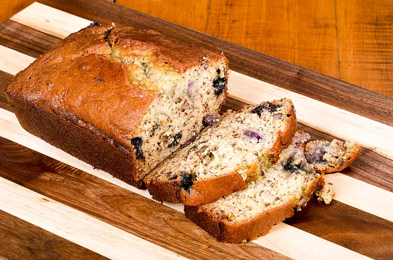 Very Moist Berry Banana Bread