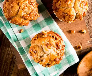 Yummy Banana Walnut Muffins