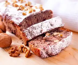 Moist Whole Wheat Banana & Walnut Bread