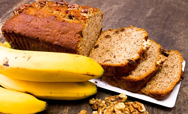 Oatmeal Banana & Walnut Bread