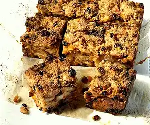 Fruit Peel Bread Pudding