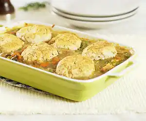 Leftover Chicken & Dumpling Casserole