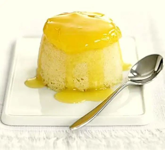 Mini Lemon Curd Sponge Puddings