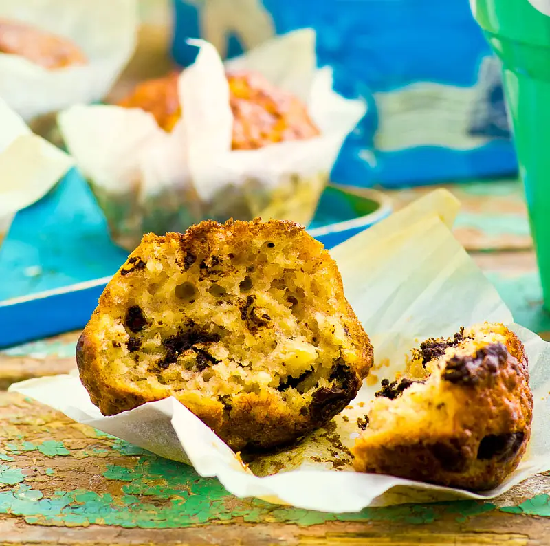 Linda's Banana Chocolate Chip Muffins