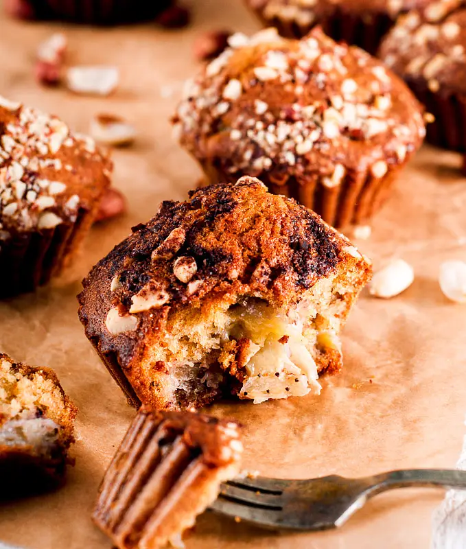 Yummy Peanut Butter Banana Muffins
