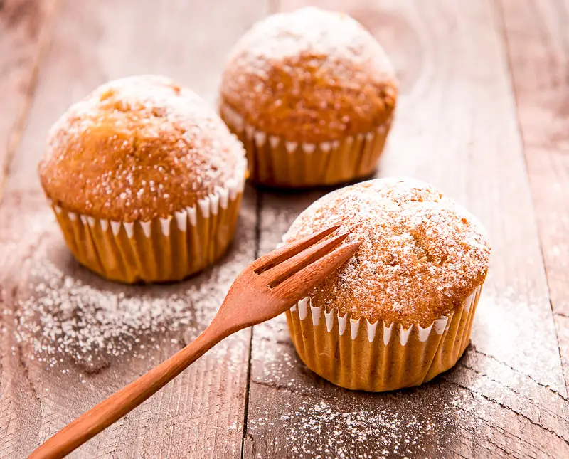 Whole Wheat Mayo Banana Muffins