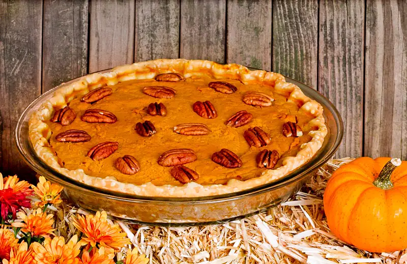 Nancy Reagan's Pumpkin Pecan Pie