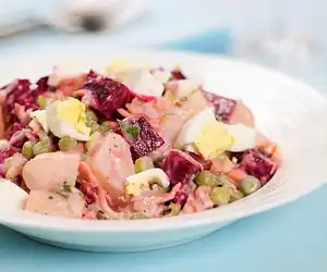 Russian Beet & Potato Salad