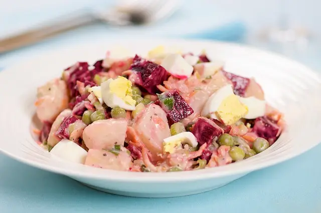 Russian Beet & Potato Salad