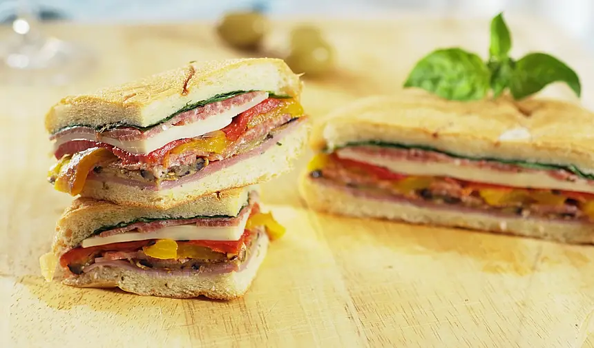 Circular Italian Sandwich