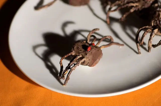 Halloween Chocolate Spiders