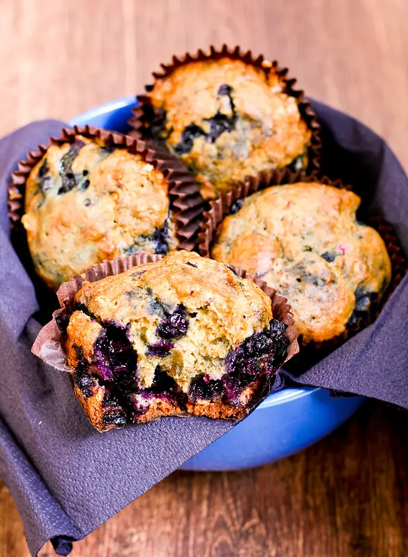 Best Blueberry & Maple Syrup Muffins