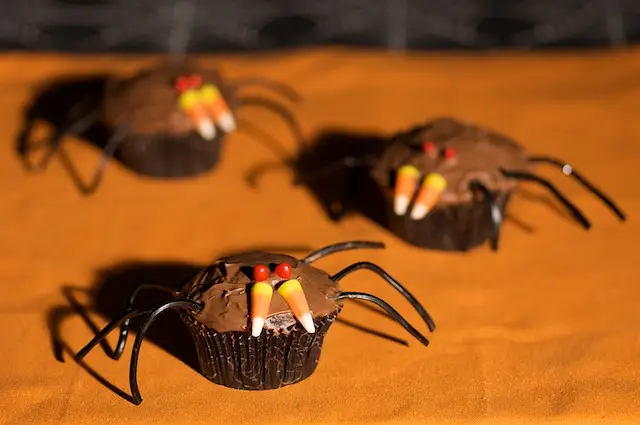 Halloween Spider Cupcakes