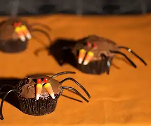 Halloween Spider Cupcakes