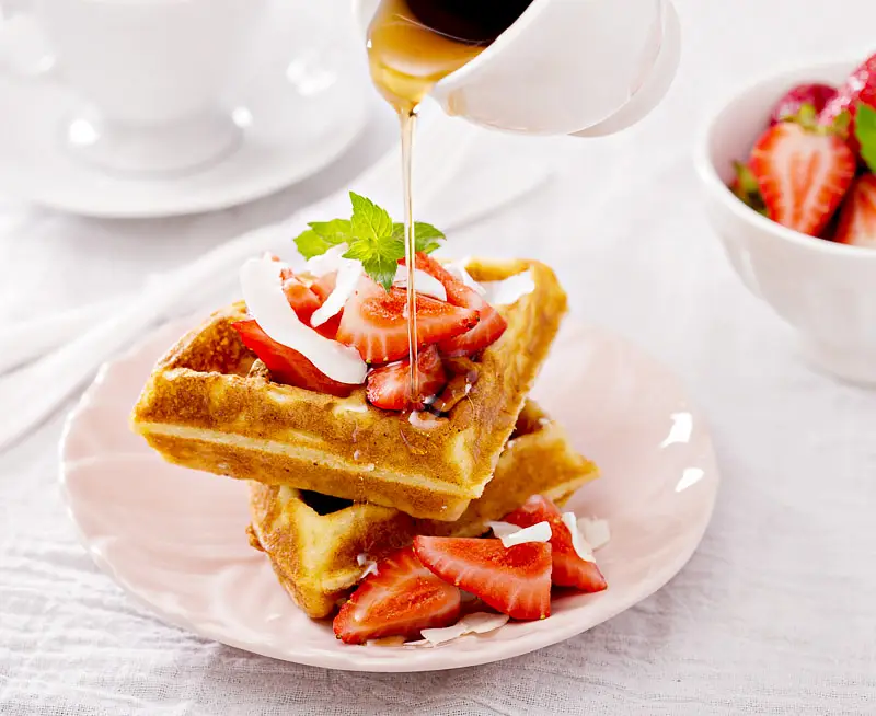 Eggnog Waffles