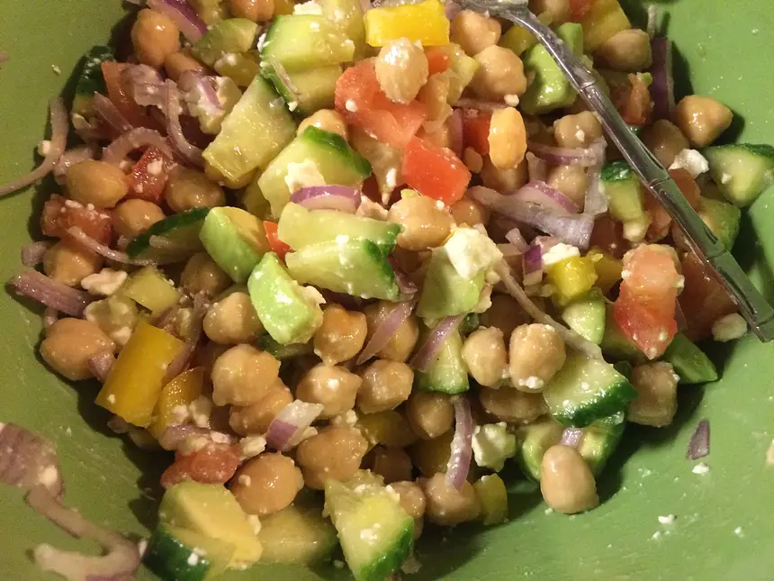 Chickpea, Avocado & Feta Salad