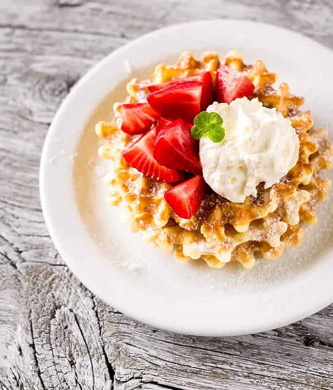 Energy Oat & Cashew Waffles