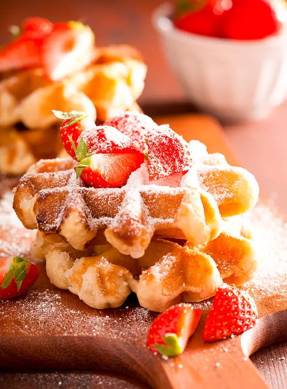 Nutty Maple Waffles