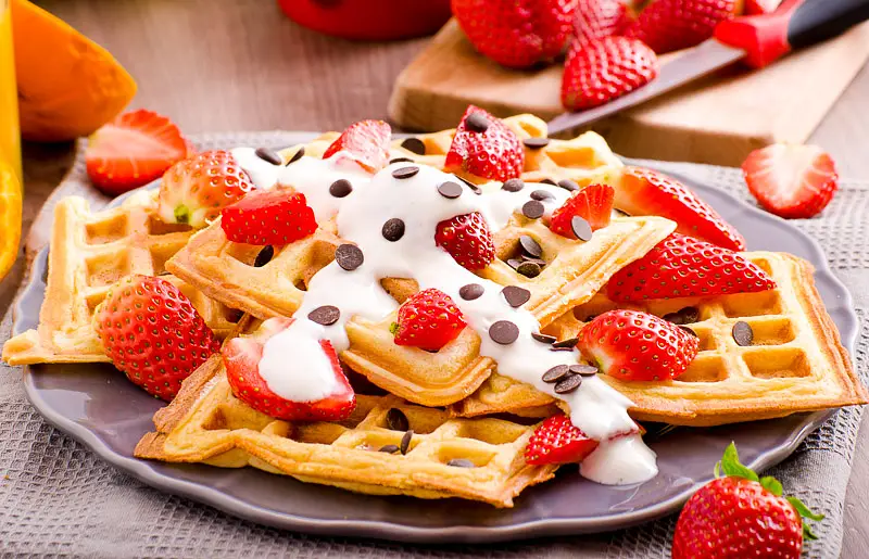 Waffles (Using Wheat Quick Mix)