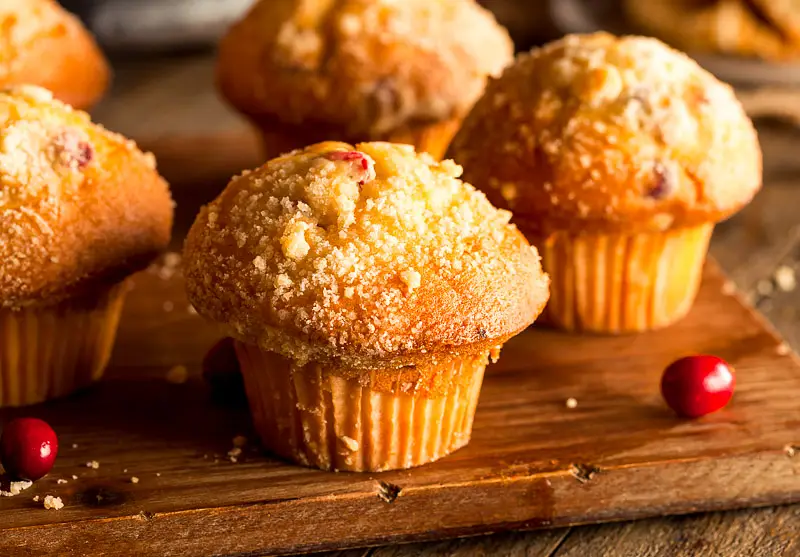 Almost Whole Wheat Cranberry Pumpkin Muffins