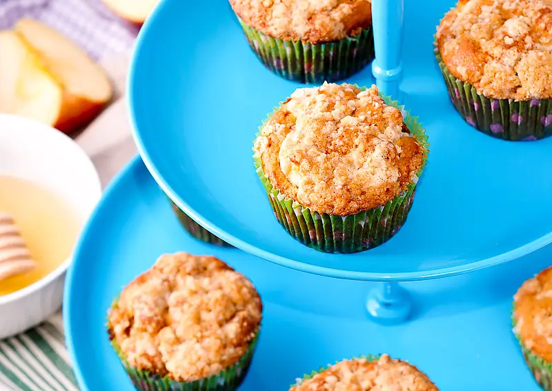 Apple Butter-Streusel Muffins