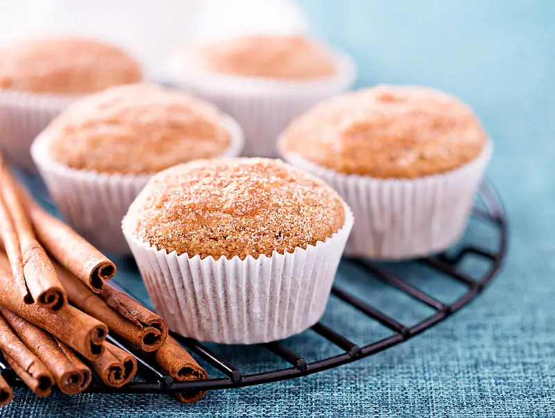 100% Whole Wheat Apple Muffins