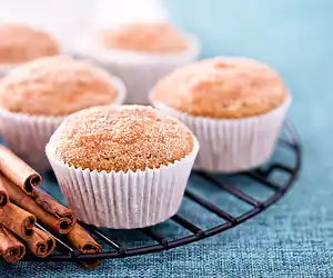 100% Whole Wheat Apple Muffins