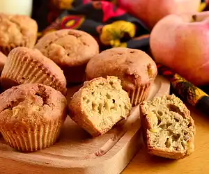 Lemony Apple Muffins