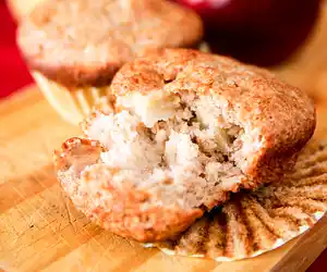 Whole Grain Bran Apple Muffins