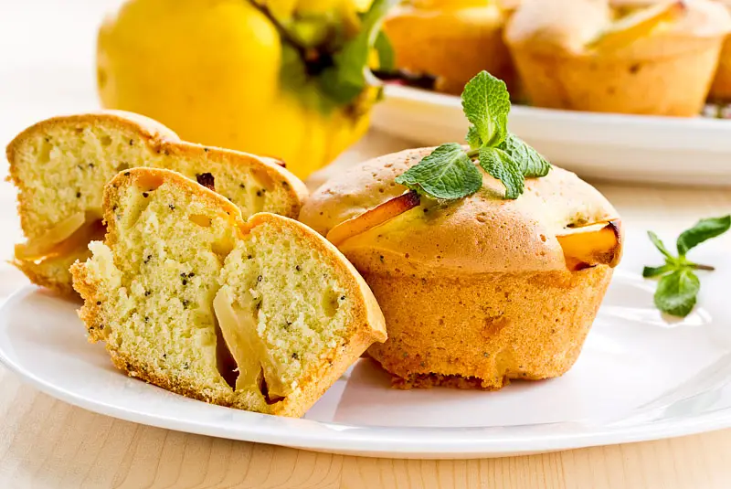 Breakfast Honey Persimmon Muffins