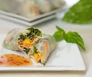 Cafe Kati's Mango Spring Rolls