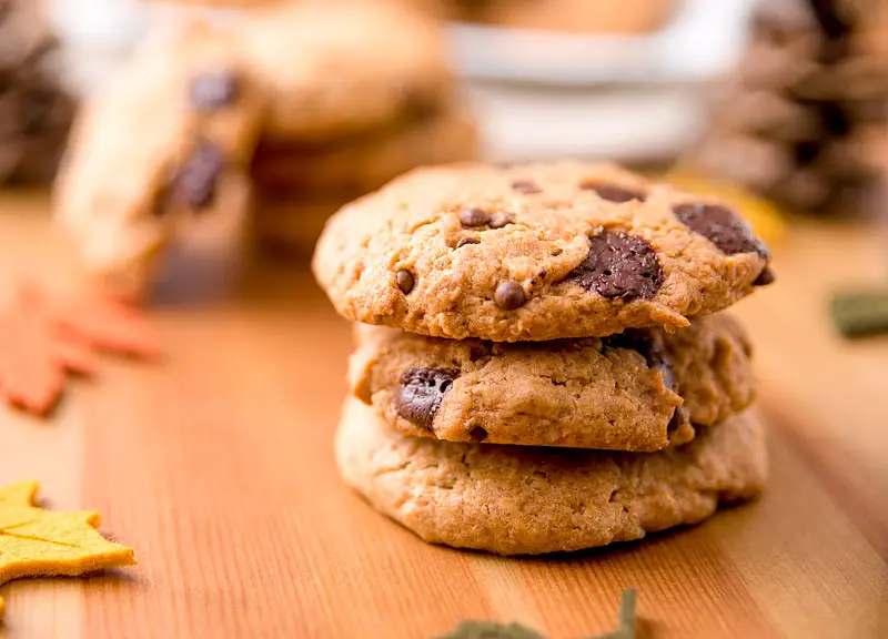 Lighter Chocolate Chip Cookies