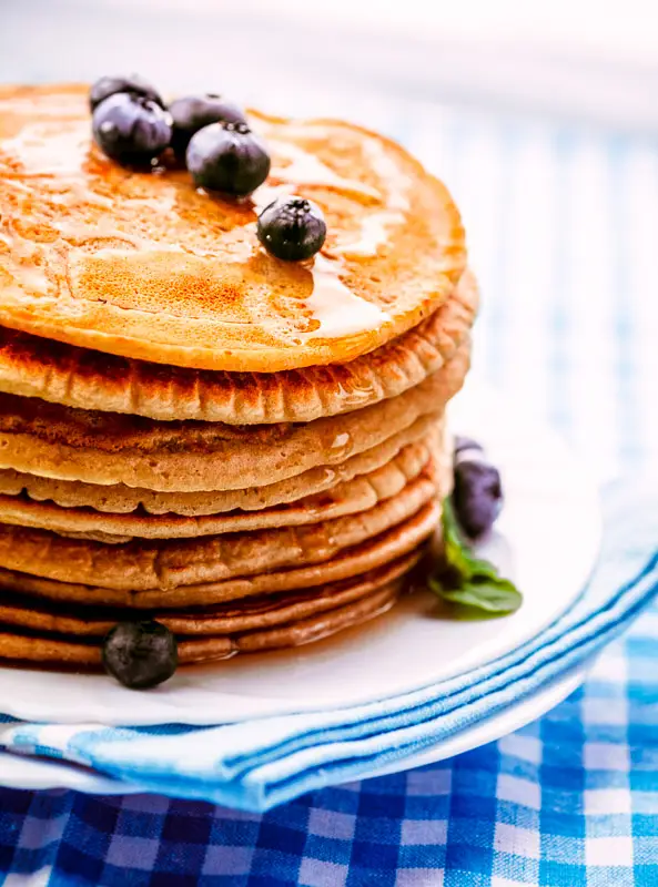 Orange Whole Wheat Pancakes