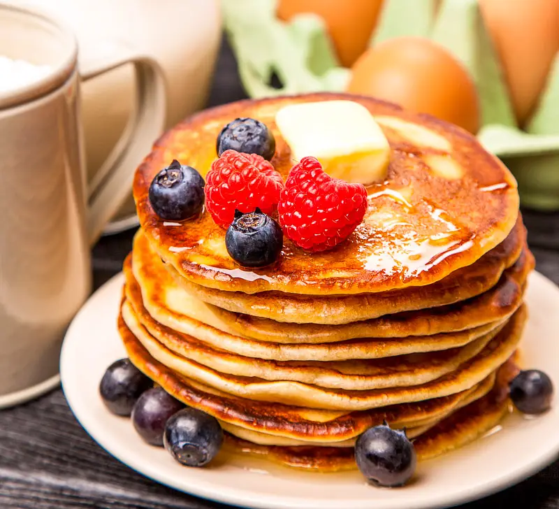 Pancakes(Using Wheat Quick Mix)