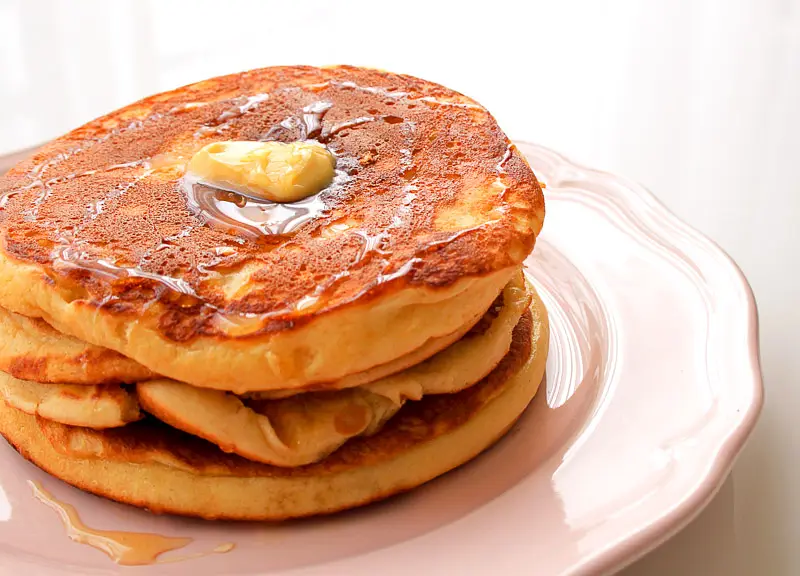 Easy Breakfast Sourdough Pancakes