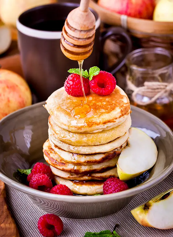 Sour Cream Apple Pancakes
