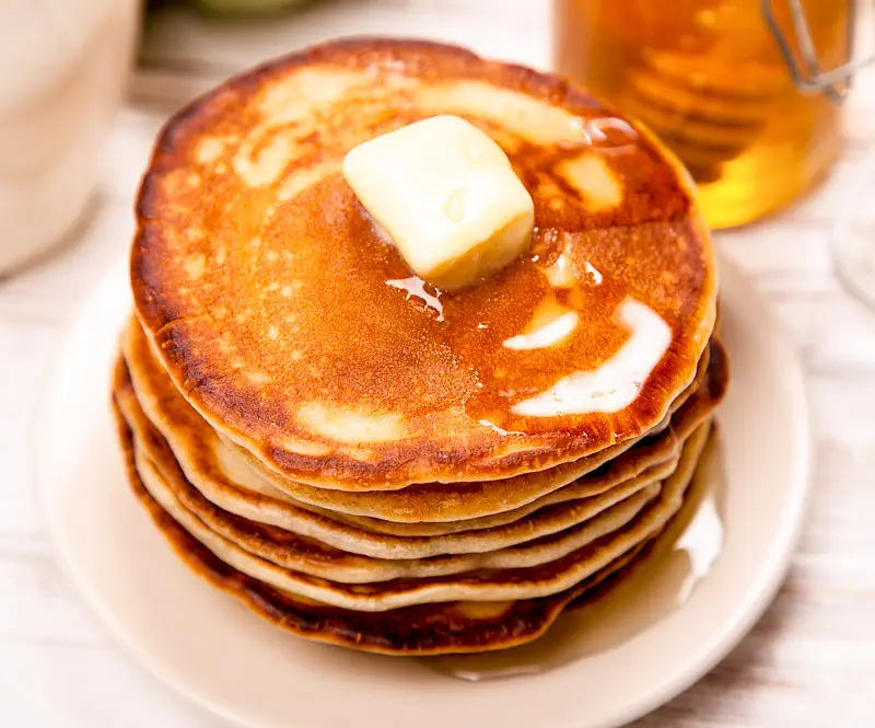 Vanilla Buttermilk Whole Wheat Pancakes